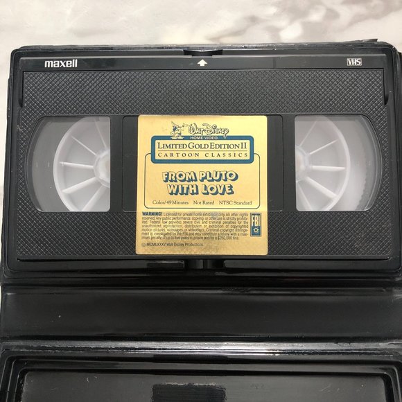 From Pluto With Love VHS Disney Limited Gold Edition II Cartoon Classics 1985 - Picture 4 of 10